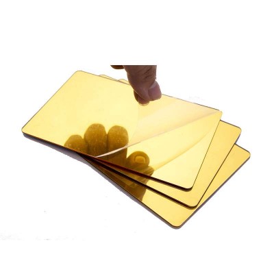 Acrylic Material gold mirror acrylic sheet